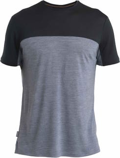 Men Merino 125 Cool-Lite Sphere III SS Tee Colour Block Graphite Blk