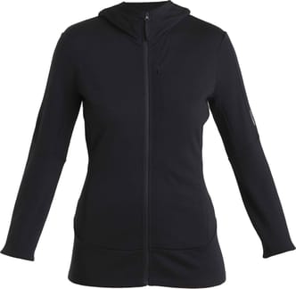Women Merino 260 Quantum IV LS Zip Hoodie Black