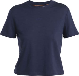 Women Merino 150 Tech Lite III SS Crop Tee Midnight Navy