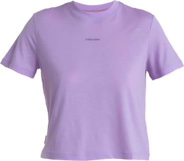Women Merino 150 Tech Lite III SS Crop Tee Purple Gaze