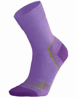 Women Merino Hike+ Light Crew Purple Gaze Magic Hyper