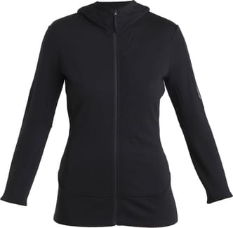 W Merino 260 Quantum IV LS Zip Ho Black