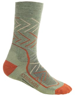 W Merino Hike+ Medium Crew Sunrise Lichen/Cedarwod/Sunst/Ldn