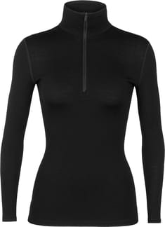 W Merino 260 Tech LS Half Zip Black