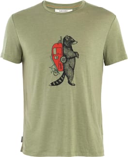 M Merino Core SS Tee Waschbar Wandering Lichen