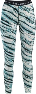 W Merino 200 Oasis Leggings POW AOP Snow Aop
