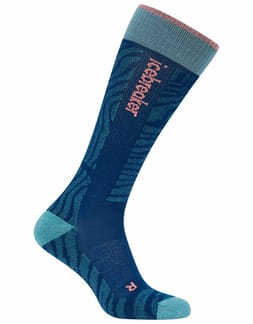 W Merino Blend Ski+ Light OTC Mntn Cntr Atlnts/Hydro/Acid Pnk