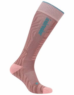 W Merino Blend Ski+ Light OTC Mountain Contour Summit/Blush/Hydro