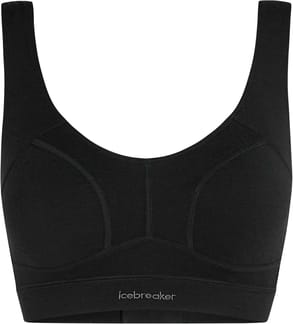 W Merino Queens Clasp Bra Black