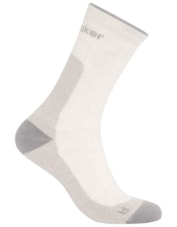 W Merino Hike+ Ultralight Crew Ecru Heather/Alloy