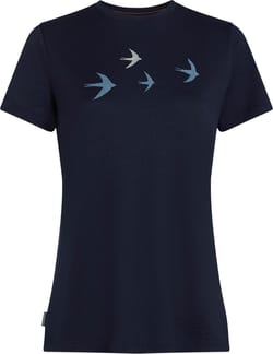 W Merino 150 Tech Lite SS Tee Bird Transit Midnight Navy