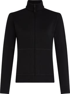 W Merino 400 RealFleece™ Descender LS Zip Black
