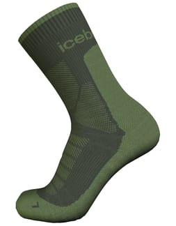 M Merino Hike+ Heavy Crew Dk Loden Sphagnum