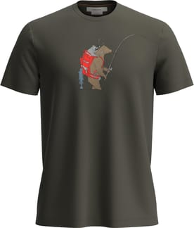 M Merino 150 Tech Lite SS Tee Bear Catch Dk Loden