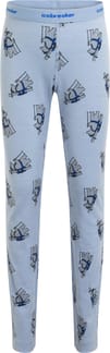 K Merino 200 Oasis Leggings Bear Tour AOP Zinc Blue Aop