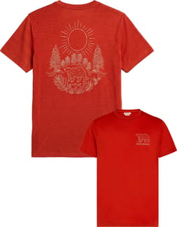 M Merino 150 Tech Lite SS Tee Forest Footsteps Agate