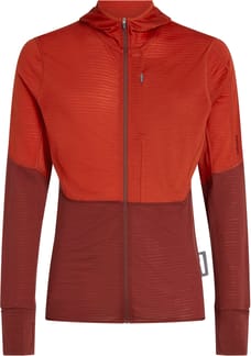 M Merino Blend 200 RealFleece™ Descender LS Zip Hoodie Agate Port Cb