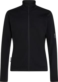 M Merino Blend 300 RealFleece™ Descender LS Zip Black