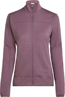 W Merino Blend 300 RealFleece™ Descender LS Zip Grey Plum