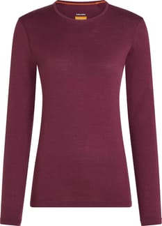 W Merino 200 Oasis LS Crewe Dk Berry