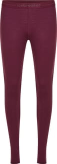 W Merino 200 Oasis Leggings Dk Berry