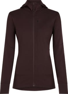 W Merino 260 Quantum LS Zip Hoodie Bittersweet