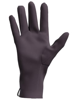 U Merino 200 Oasis Glove Liners Grey Plum