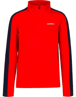 Fleminton Junior 1/2 Zip Shirt Coral Red