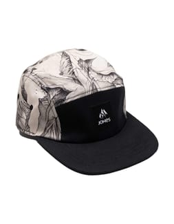Cap Hakuba 5 Panel Organic Cotton Glacier Print