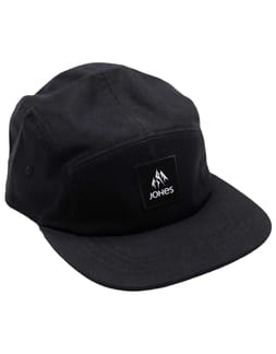 Cap Hakuba 5 Panel Organic Cotton Stealth Black