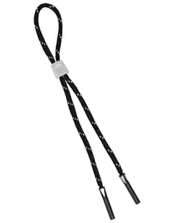 Cordon Stopper 5,5mm Noir / Gris