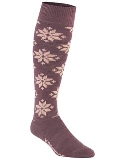 Rose Wool Ski Socks Tau