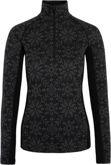 Edith Half Zip Black