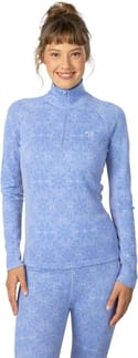 Edith Half Zip Pastel Light Blue