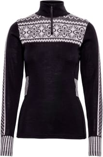 Ines Half Zip Black