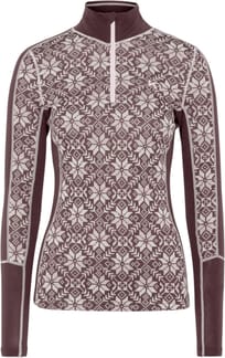 Anna Half Zip Cocoa Powder