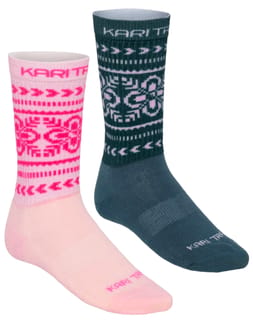 Puffin Socks 2-pack Pink Frost