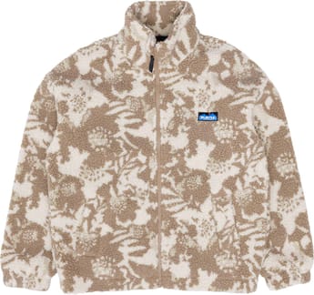 Loven Sherpa Fleece Jacket W Blown Out Bloom