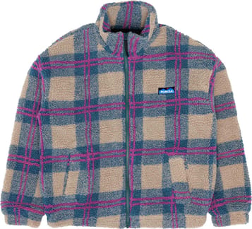 Loven Sherpa Fleece Jacket W Party Plaid