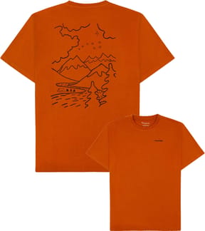 Regenerative Organic Cotton Back Print T-Shirt Pumpkin Spice