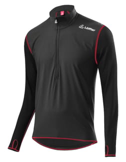Windstopper® Hz Shirt L/S Transtex® Light Black/Red