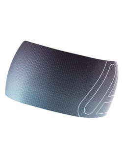 Elastic Headband Open Cut Steel Grey
