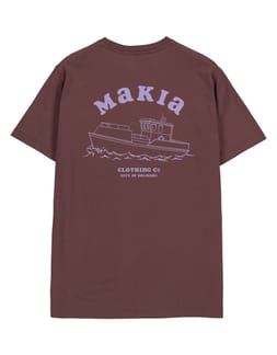 Boat T-Shirt Red Mahogany