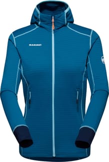 Taiss Light ML Hooded Jacket Women Deep Ice Cool Blue