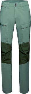 Zinal Hybrid Pants Men Dark Jade Woods