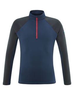 Trilogy Wool Zip LS M Saphir/Noir