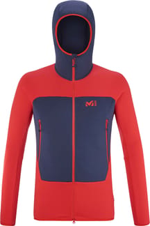 Fusion Grid Hoodie M Red Saphir