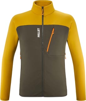 Seneca Fleece Jkt M Deep Jungle/Safran