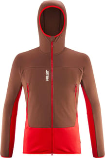 Fusion Grid Hoodie M Rouge/Cinnamon