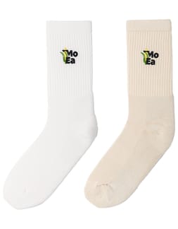 Corn Socks White Beige